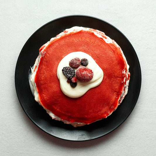 Red Velvet Crepe Cake
