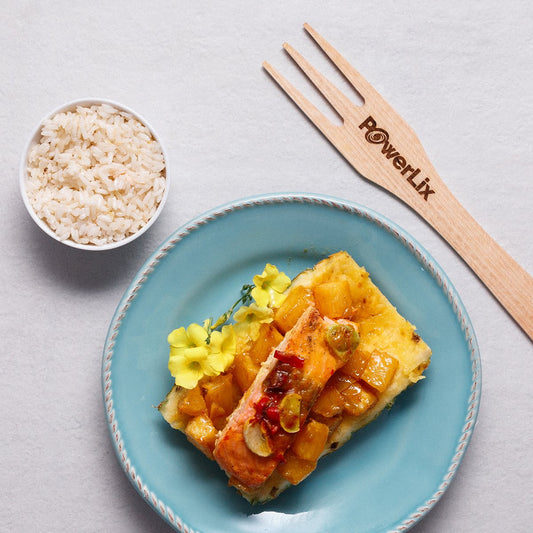 Honey Mustard Salmon In a Pineapple
