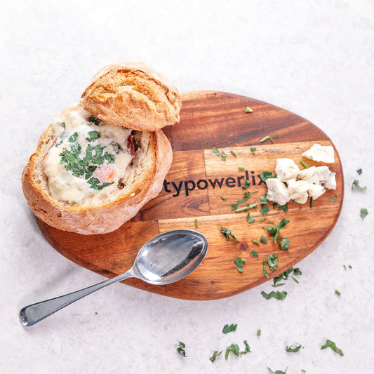 Bread Loaf Filled With Gorgonzola And Prosciutto