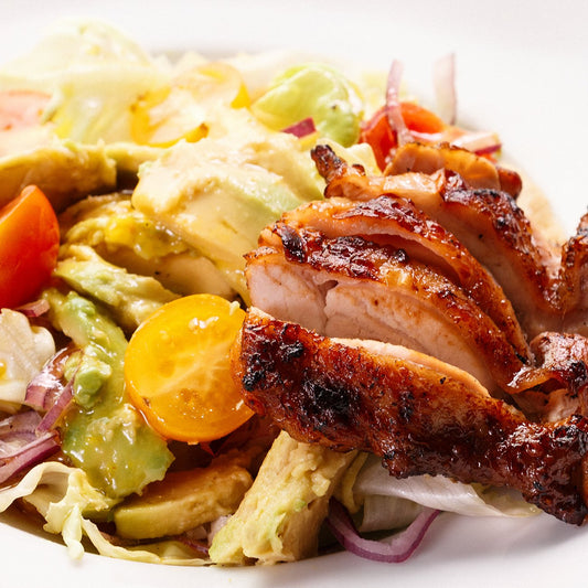 Honey Mustard Chicken And Avocado Salad
