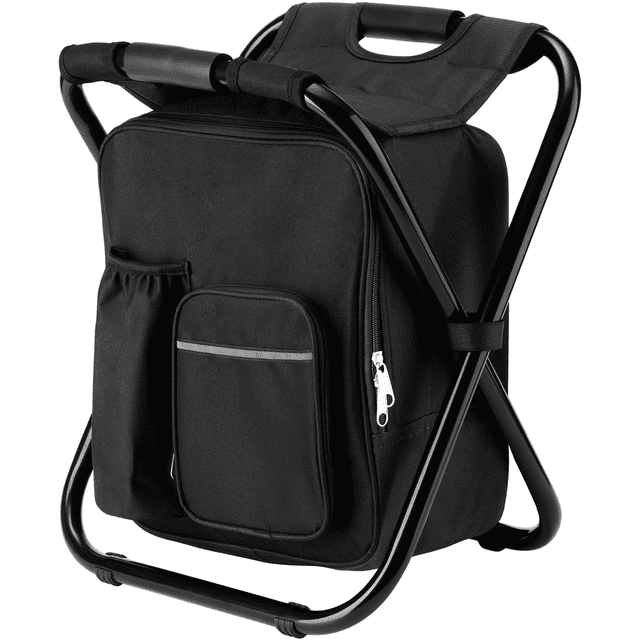 a black bag with a metal frame