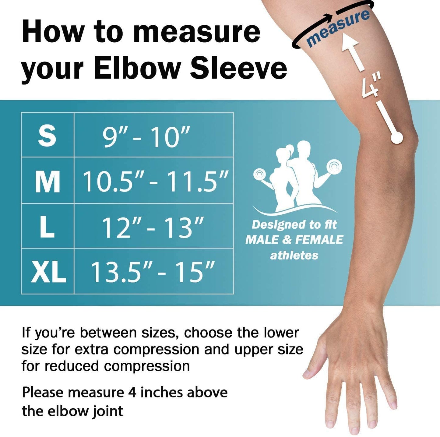 PowerLix Elbow Brace Compression Support