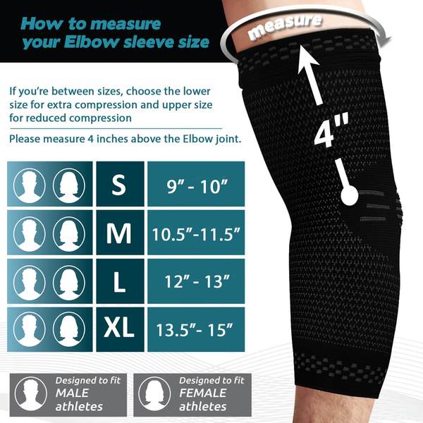 PowerLix Elbow Brace Compression Support