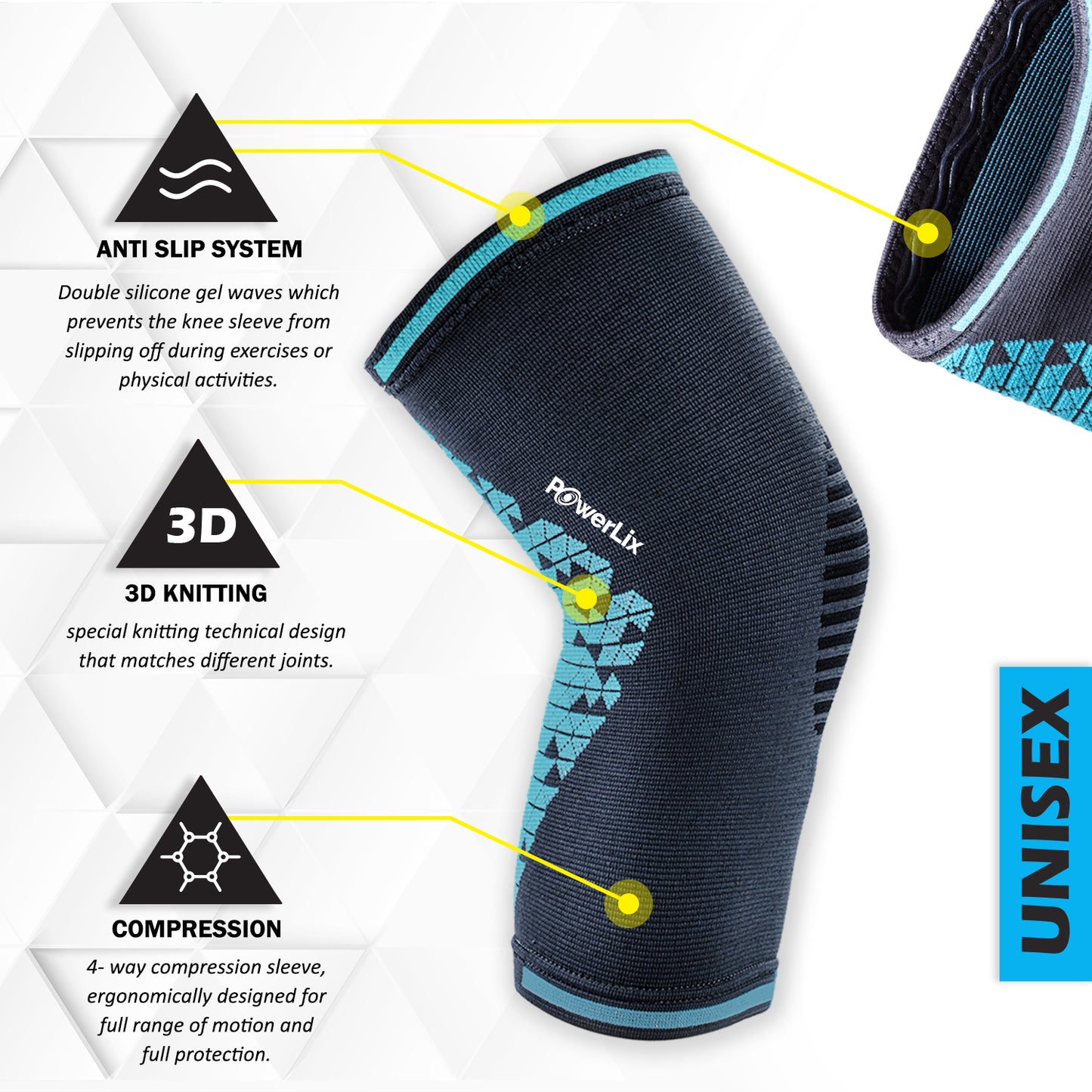 Products PowerLix™ - Compression Knee Sleeve