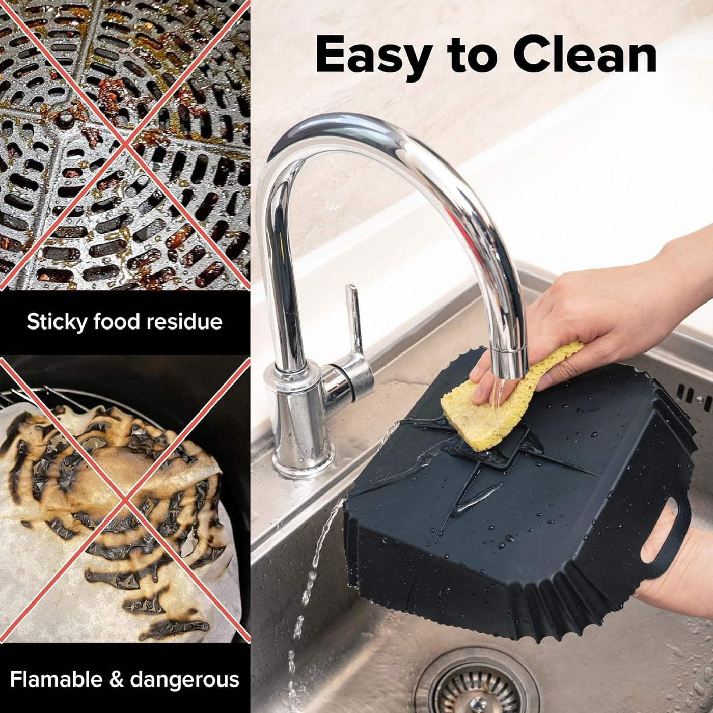 Air Fryer Liners for Hassle-Free Cleaning 