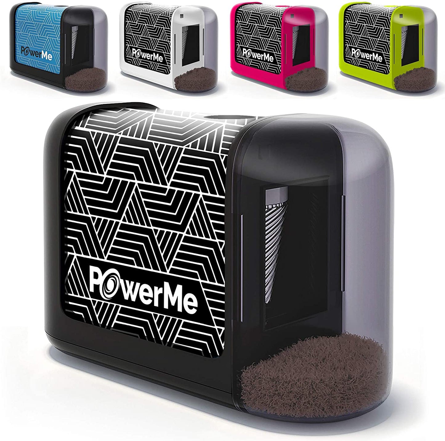 a group of different colored objects with text: 'PowerMe PowerMe PowerMe PowerMe PowerMe'